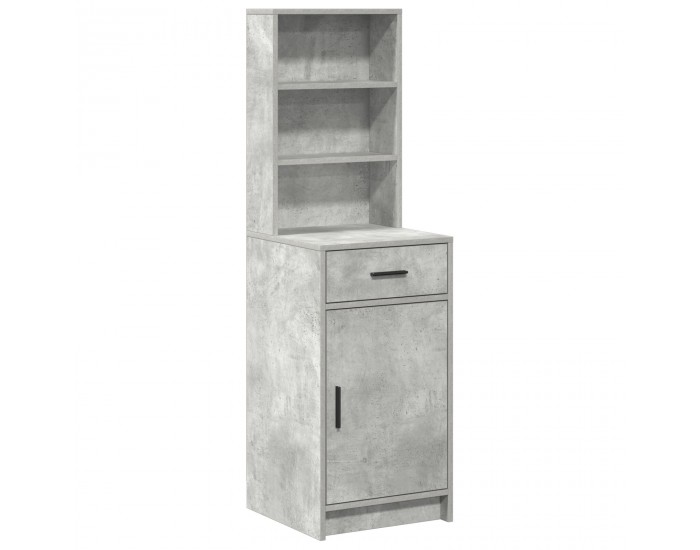 Sonata H Висок шкаф бетонно сиво 40x41x135 см Инженерна дървесина