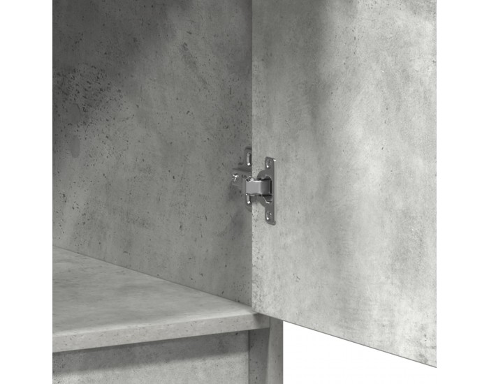 Sonata H Висок шкаф бетонно сиво 40x41x135 см Инженерна дървесина