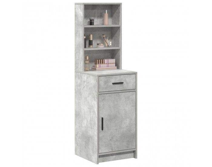 Sonata H Висок шкаф бетонно сиво 40x41x135 см Инженерна дървесина