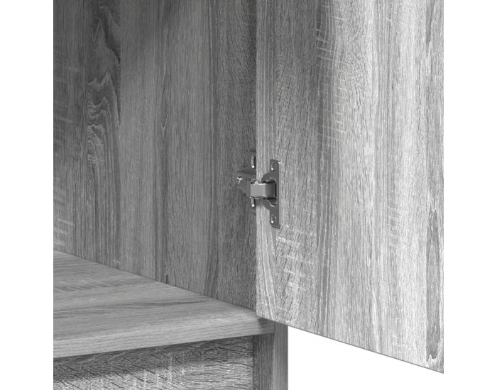 Sonata H Висок шкаф  Сив сонома 40x41x135 см Инженерна дървесина