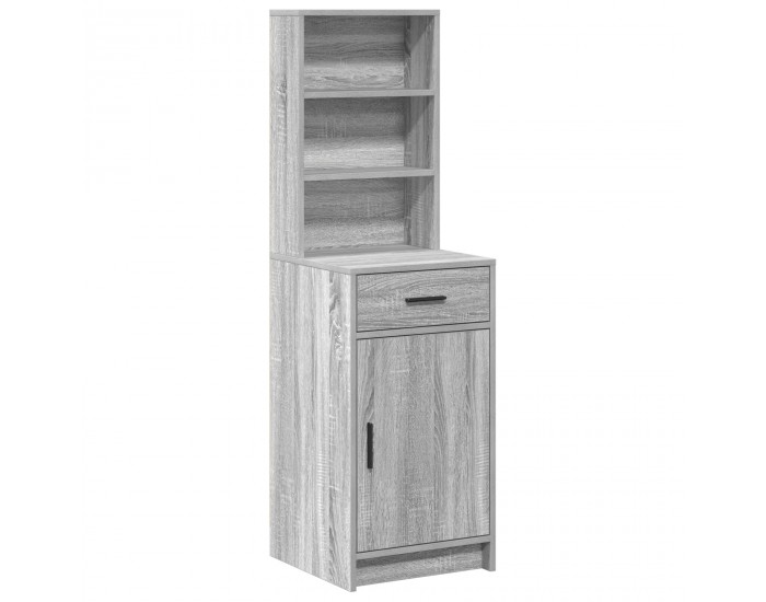 Sonata H Висок шкаф  Сив сонома 40x41x135 см Инженерна дървесина