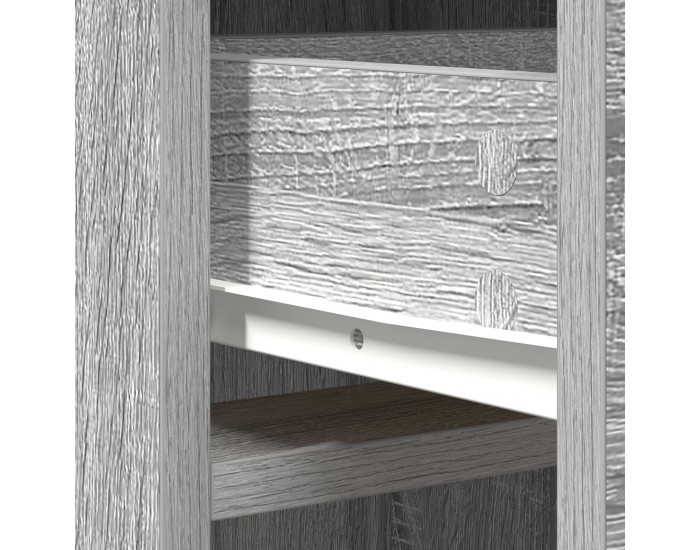 Sonata H Висок шкаф  Сив сонома 40x41x135 см Инженерна дървесина