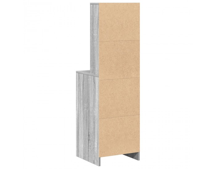 Sonata H Висок шкаф  Сив сонома 40x41x135 см Инженерна дървесина