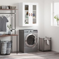 Sonata H Стенен шкаф бял гланц 69,5x34x90 см - Шкафове, Витрини, Модулни секции