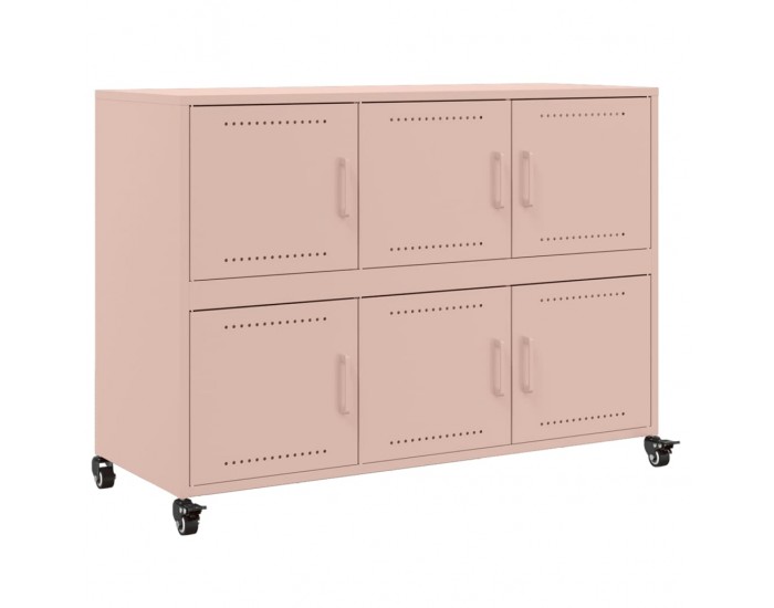 Sonata H Бюфет, розов, 100,5x39x72 см, стомана