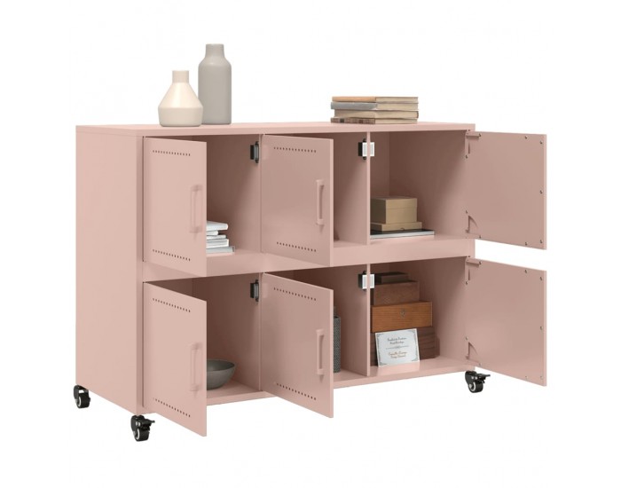 Sonata H Бюфет, розов, 100,5x39x72 см, стомана