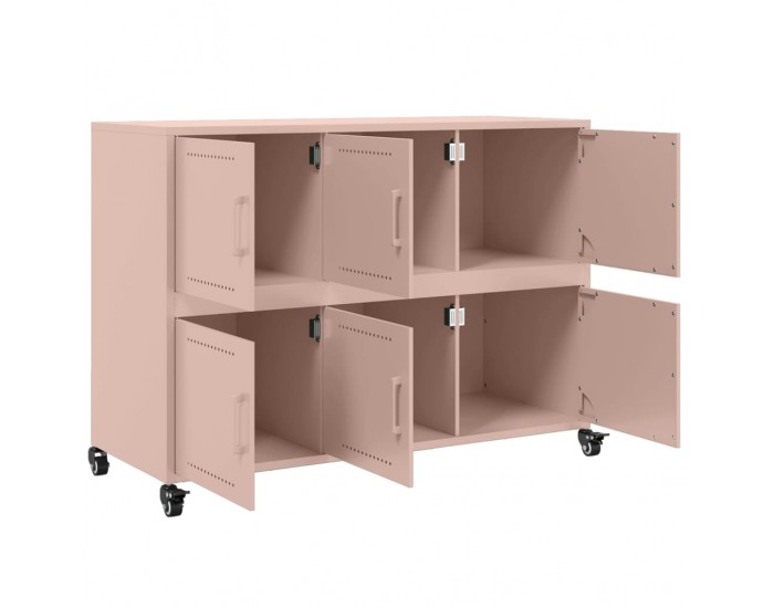 Sonata H Бюфет, розов, 100,5x39x72 см, стомана