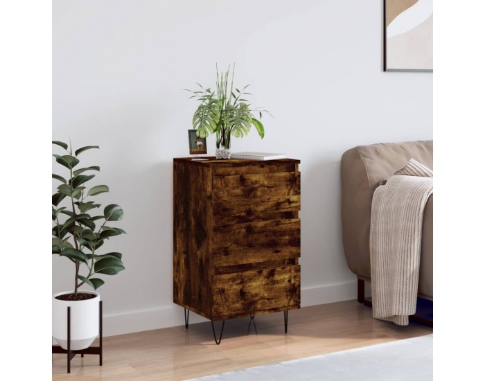 Sonata H Бюфет опушен дъб 40x35x70 см инженерно дърво