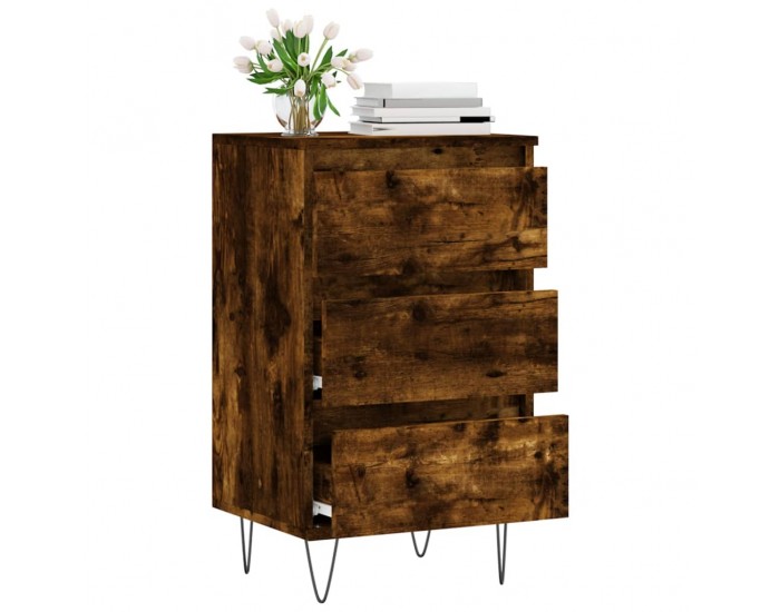 Sonata H Бюфет опушен дъб 40x35x70 см инженерно дърво