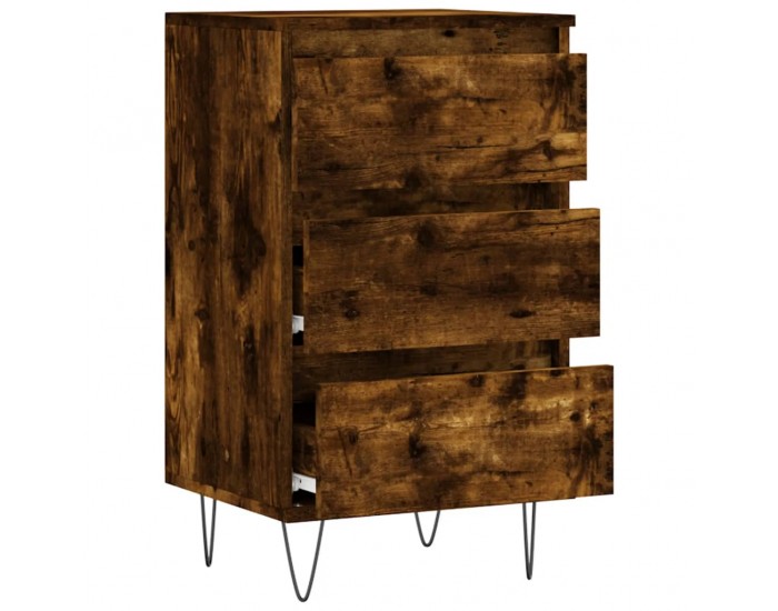 Sonata H Бюфет опушен дъб 40x35x70 см инженерно дърво