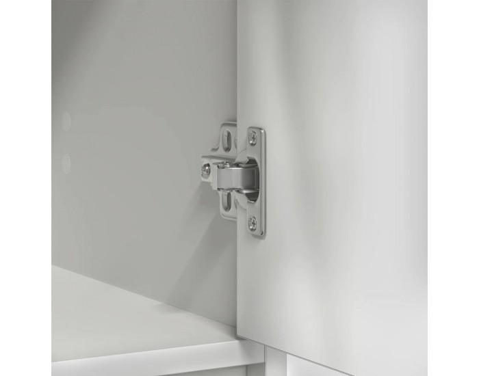 Sonata H Бюфет с чекмеджета и вратички, бял, 70,5x34x74,5 см