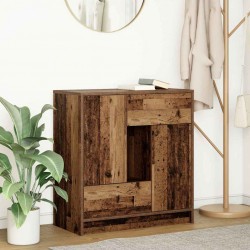 Sonata H Бюфет с чекмеджета и вратички, старо дърво, 70,5x34x74,5 см - Дневна