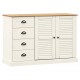 Sonata H Бюфет с чекмеджета VIGO, 113x40x75 см, бял, бор масив Sonata H Бюфет с чекмеджета VIGO, 113x40x75 см, бял, бор масив