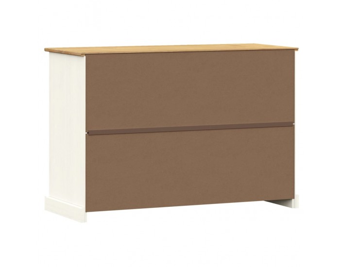 Sonata H Бюфет с чекмеджета VIGO, 113x40x75 см, бял, бор масив Sonata H Бюфет с чекмеджета VIGO, 113x40x75 см, бял, бор масив