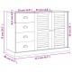 Sonata H Бюфет с чекмеджета VIGO, 113x40x75 см, бял, бор масив Sonata H Бюфет с чекмеджета VIGO, 113x40x75 см, бял, бор масив