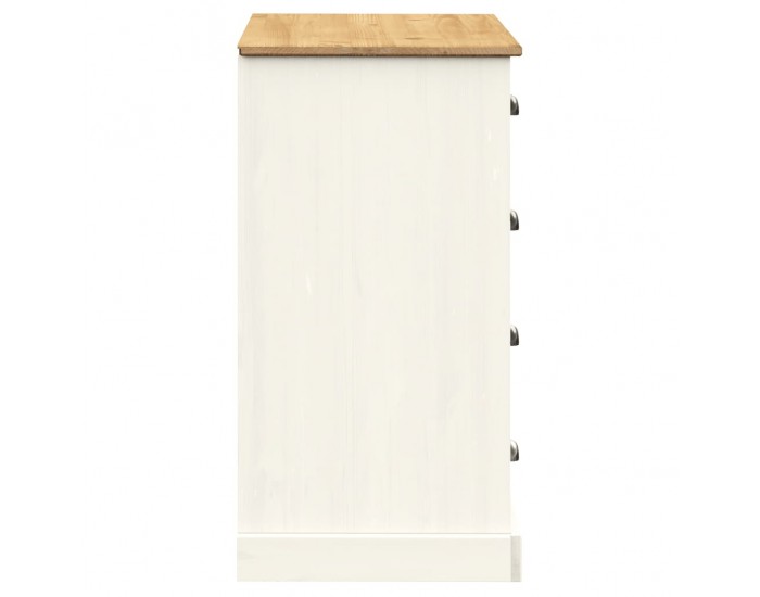 Sonata H Бюфет с чекмеджета VIGO, 113x40x75 см, бял, бор масив Sonata H Бюфет с чекмеджета VIGO, 113x40x75 см, бял, бор масив