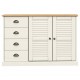 Sonata H Бюфет с чекмеджета VIGO, 113x40x75 см, бял, бор масив Sonata H Бюфет с чекмеджета VIGO, 113x40x75 см, бял, бор масив