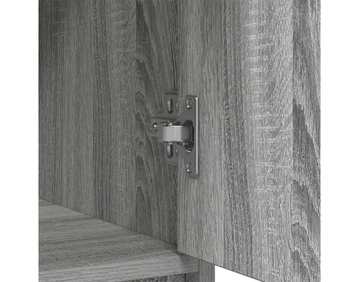 Sonata H Бюфет с чекмеджета и вратички, сив сонома, 70,5x34x74,5 см