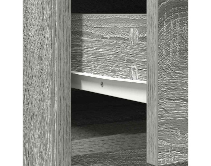 Sonata H Бюфет с чекмеджета и вратички, сив сонома, 70,5x34x74,5 см