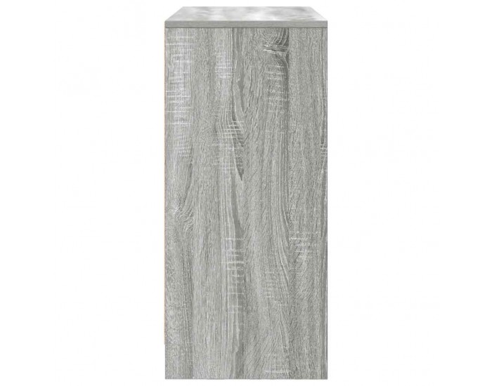 Sonata H Бюфет с чекмеджета и вратички, сив сонома, 70,5x34x74,5 см