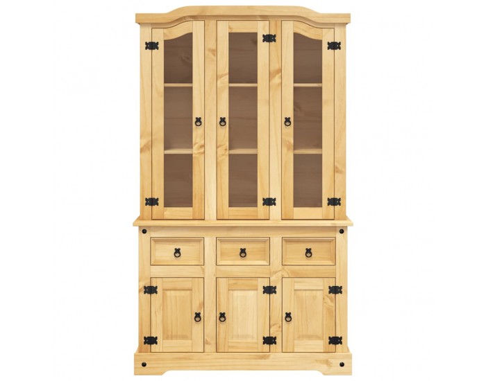 Sonata H Висок шкаф Corona, кафяв, 112x43x196 см, мексикански бор масив