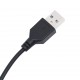 Sonata H Сайдборд с LED светлини, oпушен дъб, 60,5x37x100 см