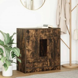 Sonata H Бюфет с чекмеджета и вратички, опушен дъб, 70,5x34x74,5 см - Дневна