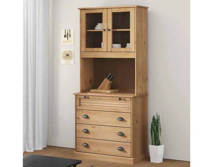 Sonata H Висок шкаф VIGO, 80x40x176 см, бор масив