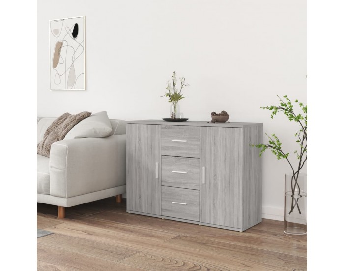 Sonata H Бюфет, сив сонома, 91x29,5x65 см, инженерно дърво Sonata H Бюфет, сив сонома, 91x29,5x65 см, инженерно дърво