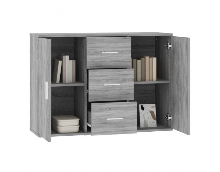 Sonata H Бюфет, сив сонома, 91x29,5x65 см, инженерно дърво Sonata H Бюфет, сив сонома, 91x29,5x65 см, инженерно дърво