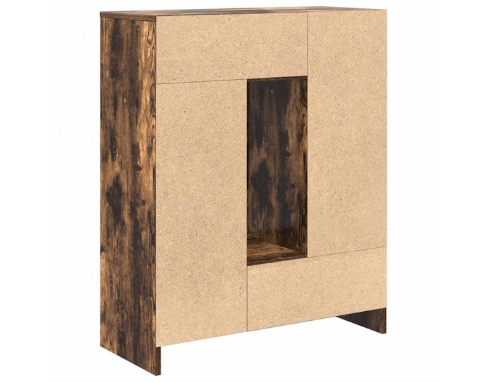 Sonata H Бюфет с чекмеджета и вратички, опушен дъб, 73x31x90 см Sonata H Бюфет с чекмеджета и вратички, опушен дъб, 73x31x90 см