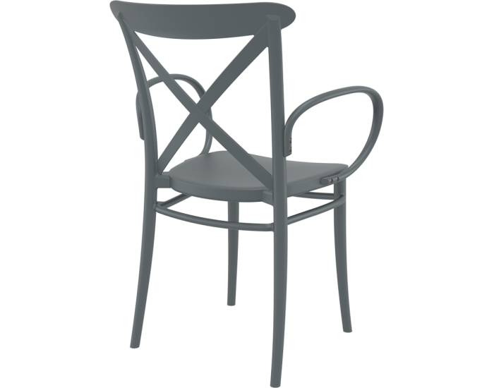 Стол Крос XL тъмно сив