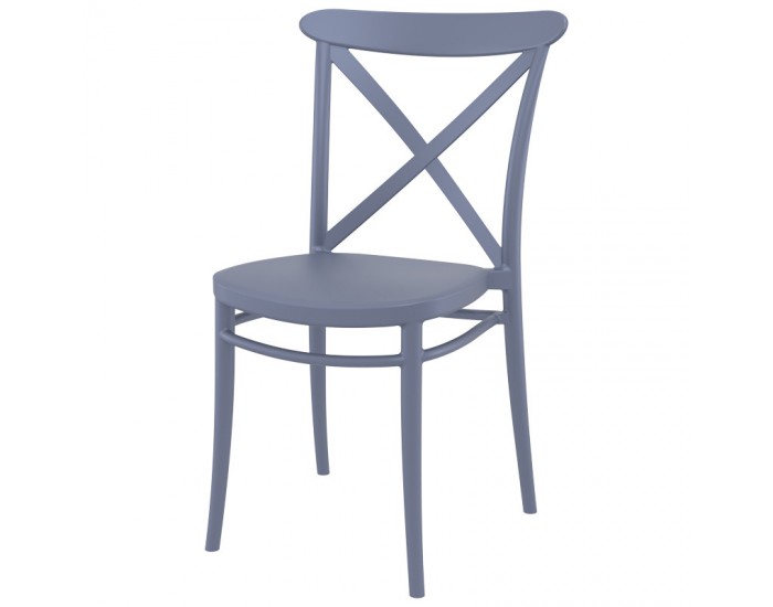 Стол Крос тъмно сив