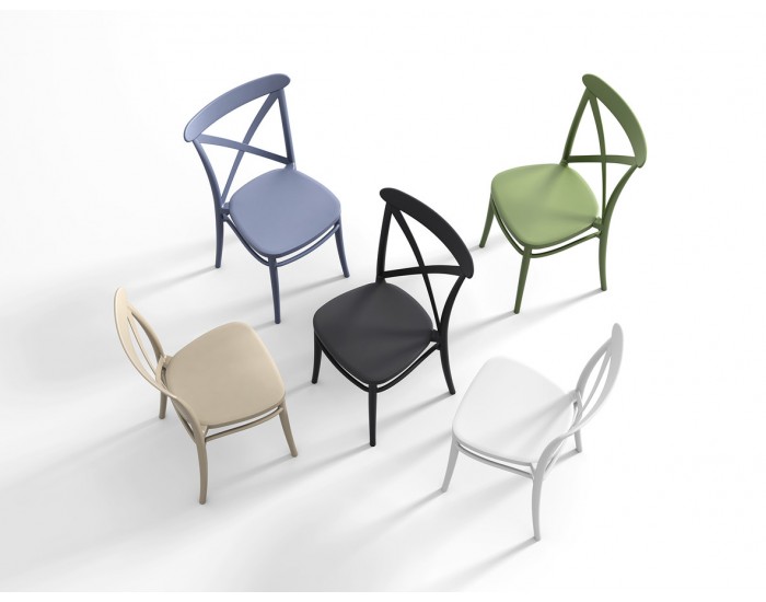 Стол Крос тъмно сив