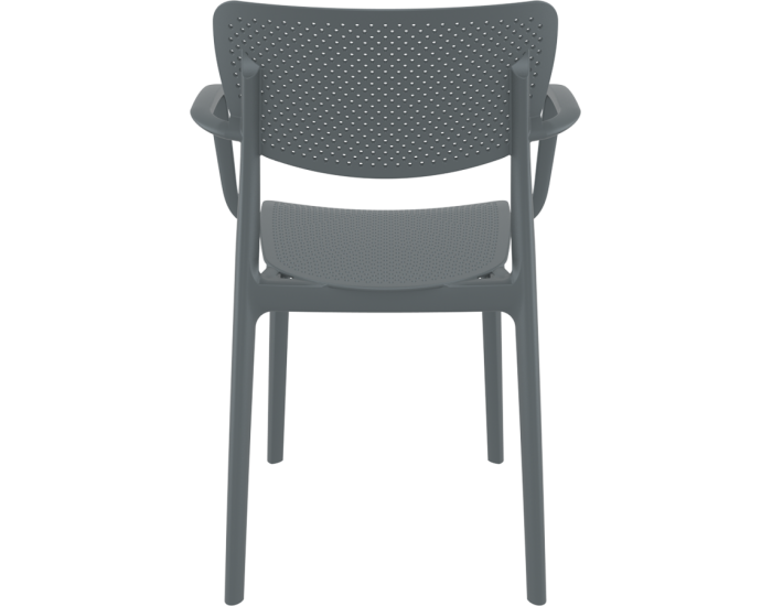 Стол Лофт тъмно сив