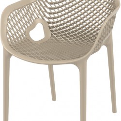 Стол Еър XL бежов полипропилен - Bogdan Furniture Am