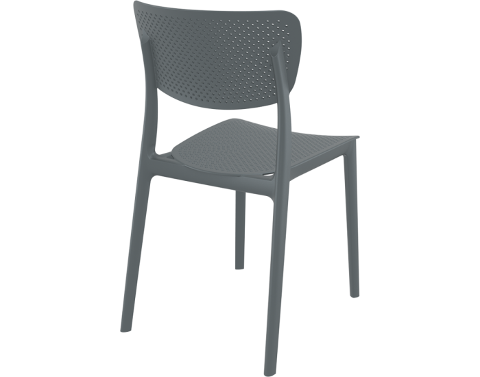 Стол Люси тъмно сив