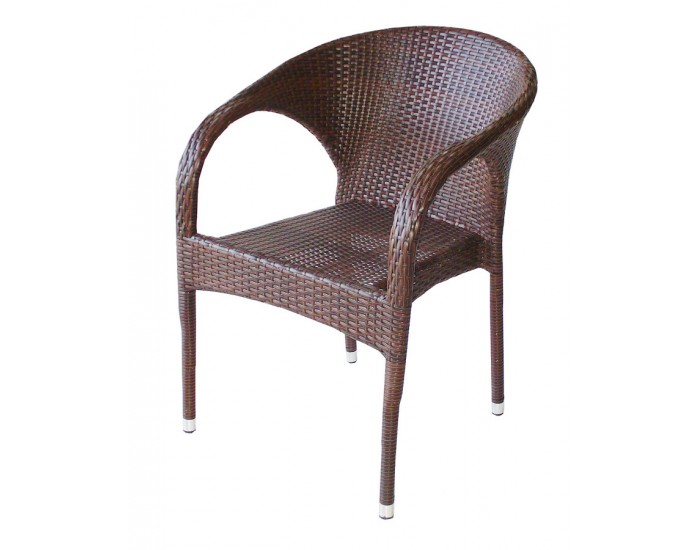 Ратанов стол 290 кафяв