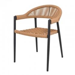 Стол АМ-6724-1 антрацит/тъмно бежов - Bogdan Furniture Am