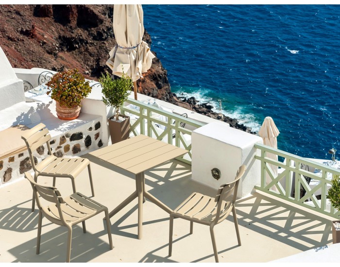 Маса Париж 80/80/74h бежова