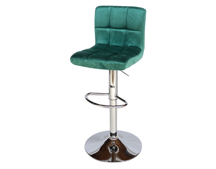 Бар стол Калипсо-12 кадифе-тъмно зелено Бар стол Калипсо-12 кадифе-тъмно зелено