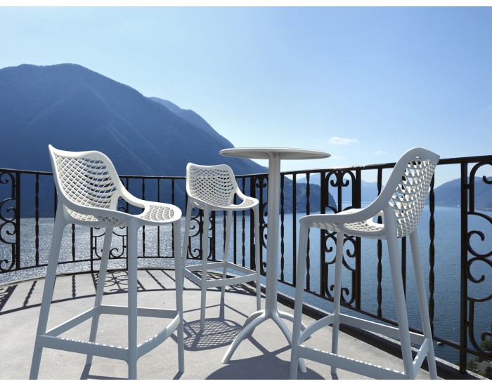 Бар стол Еър бял