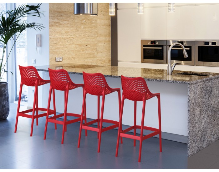 Бар стол Еър червен