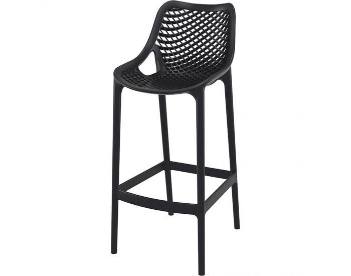 Бар стол Еър черен Бар стол Еър черен