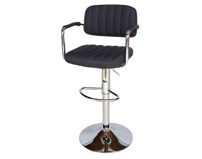 Бар стол Калипсо-13 текстил -черен