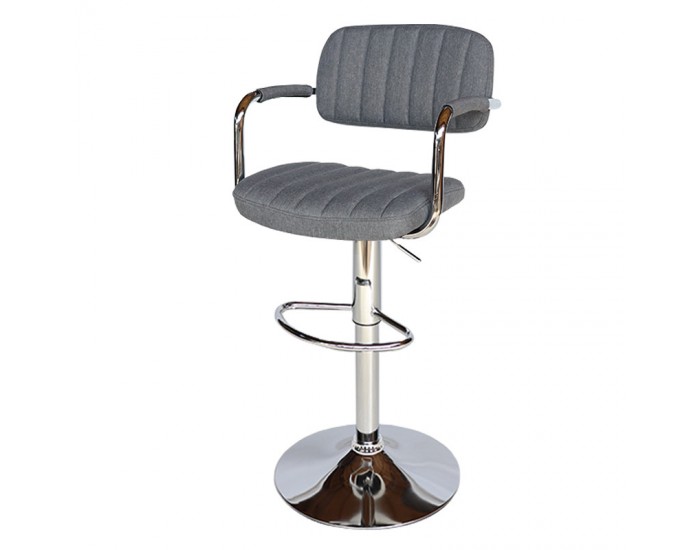 Бар стол Калипсо-13 текстил-сив Бар стол Калипсо-13 текстил-сив