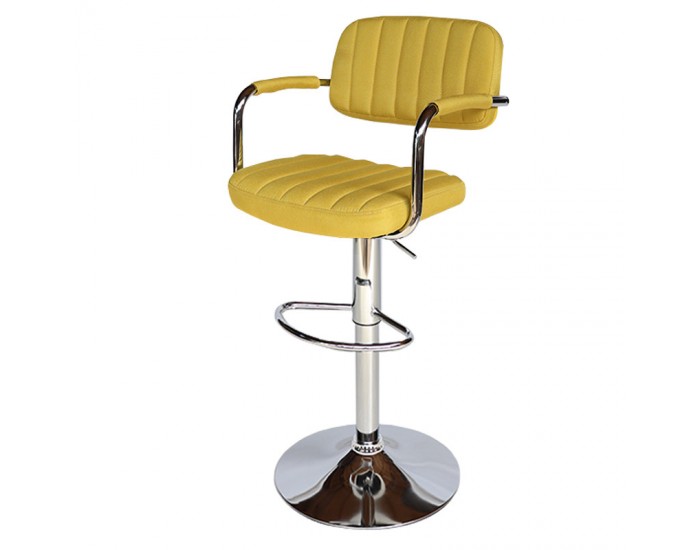 Бар стол Калипсо-13 текстил -жълт