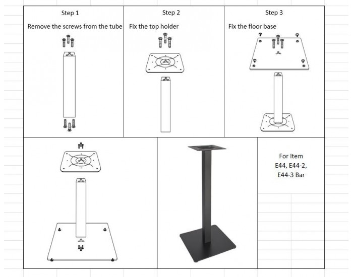 Бар стойка АМ-Е19-1