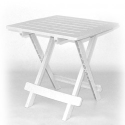 Пластмасова маса Аджиле 44/44/50h бяла - Bogdan Furniture Am