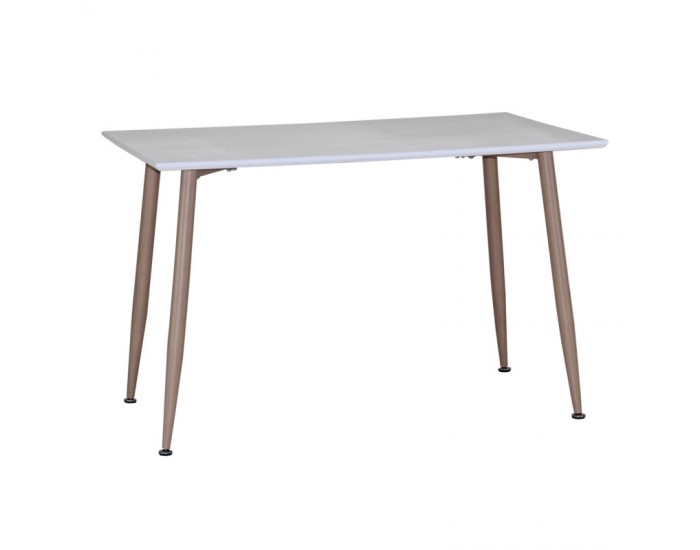 Трапезна маса AM-C-290M-1-2 120/70/75h бял плот сонома крaка